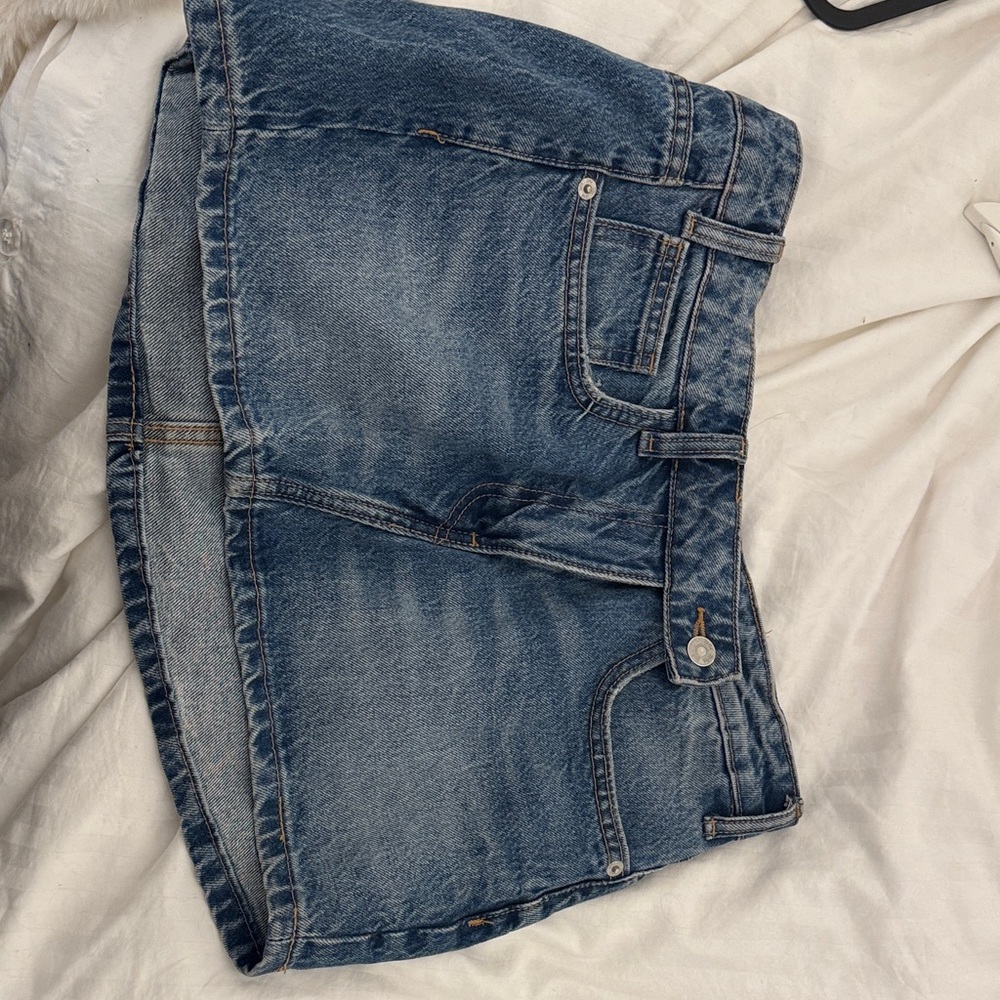 Denim Mini Skirt